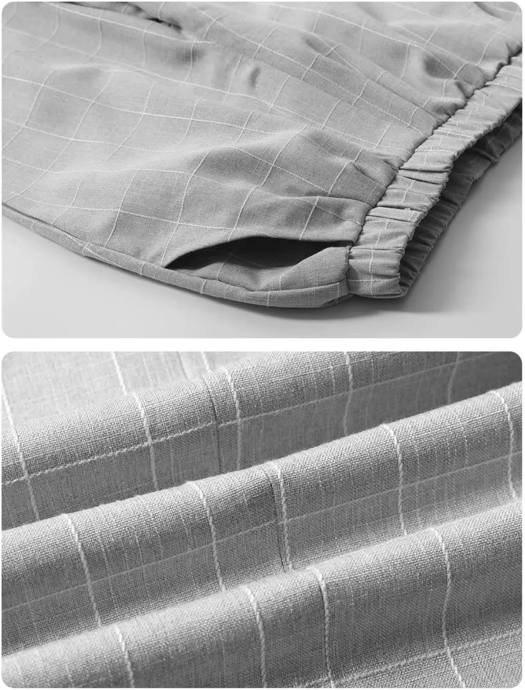 A&J DESIGN Boys' 2-Piece Suits Set Jacket Pants Bow Tie Kids Plaid Formal Outfits