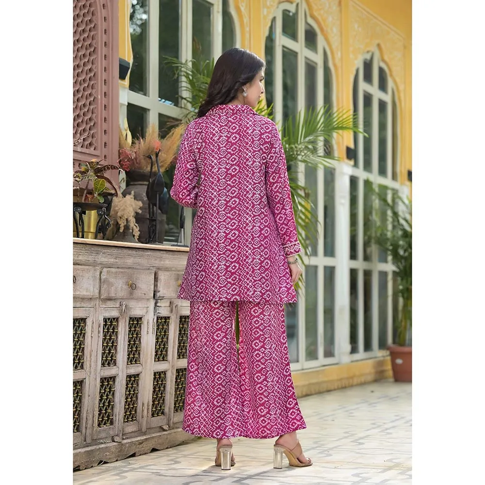 Autumnlane Shivangi Auburn Printed Co-Ord (Set of 2)