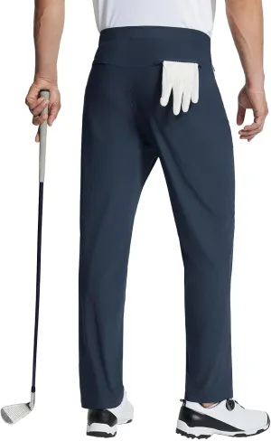 BALEAF Men's Golf Pants Stretch Relaxed Fit 30" Sweatpants with Zipper Pockets Work Casual Athletic