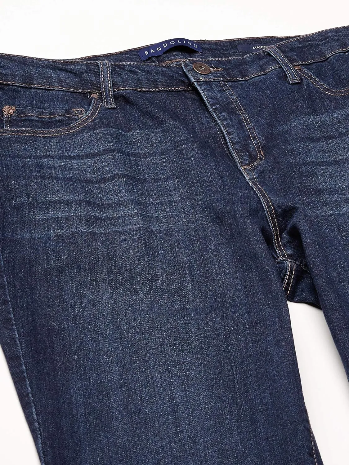 Bandolino Women's Mandie Signature Fit 5 High Rise Jean Plus Size