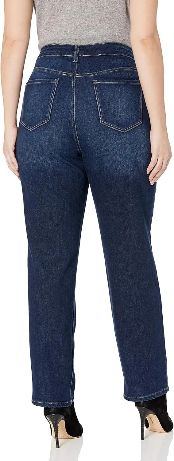 Bandolino Women's Mandie Signature Fit 5 High Rise Jean Plus Size
