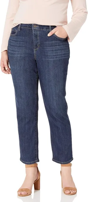 Bandolino Women's Mandie Signature Fit 5 High Rise Jean Plus Size