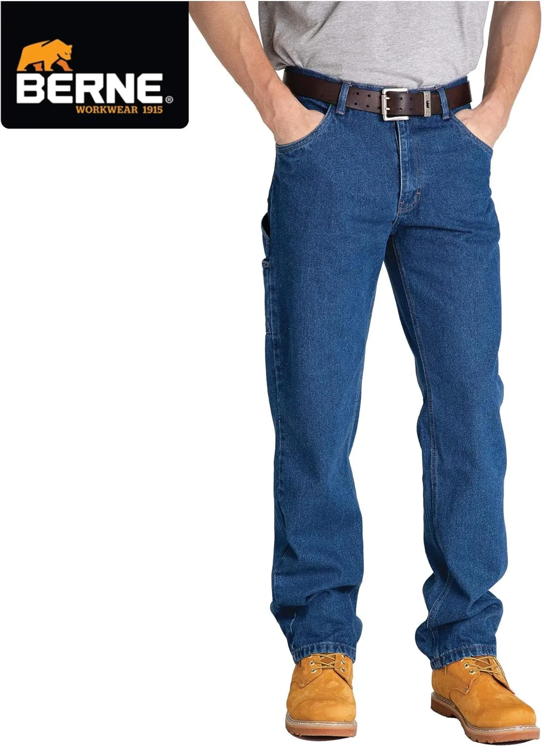 Berne Men's Heritage Relaxed Fit Carpenter Jeans