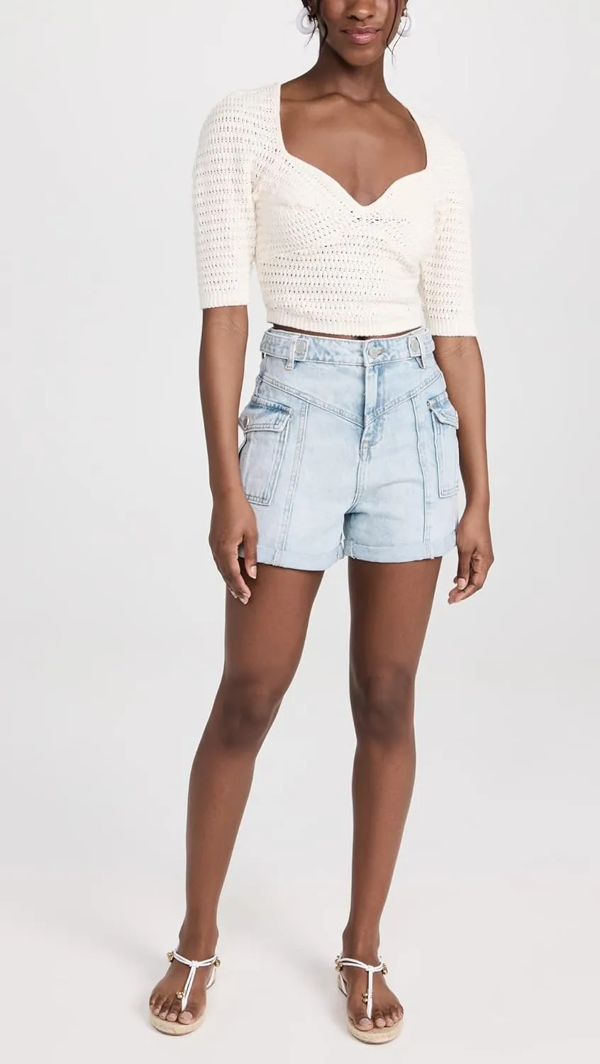 [BLANKNYC] Women's Mom Short