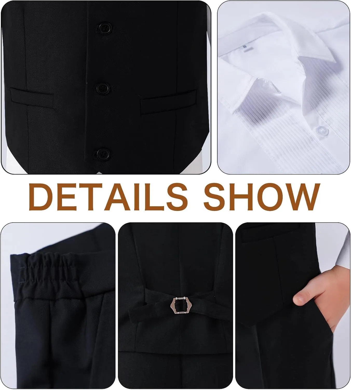 Boys Suit Formal Suits for Boy Slim Fit Kids Suit for Teen Boy Toddler Dress Boys Wedding Communion