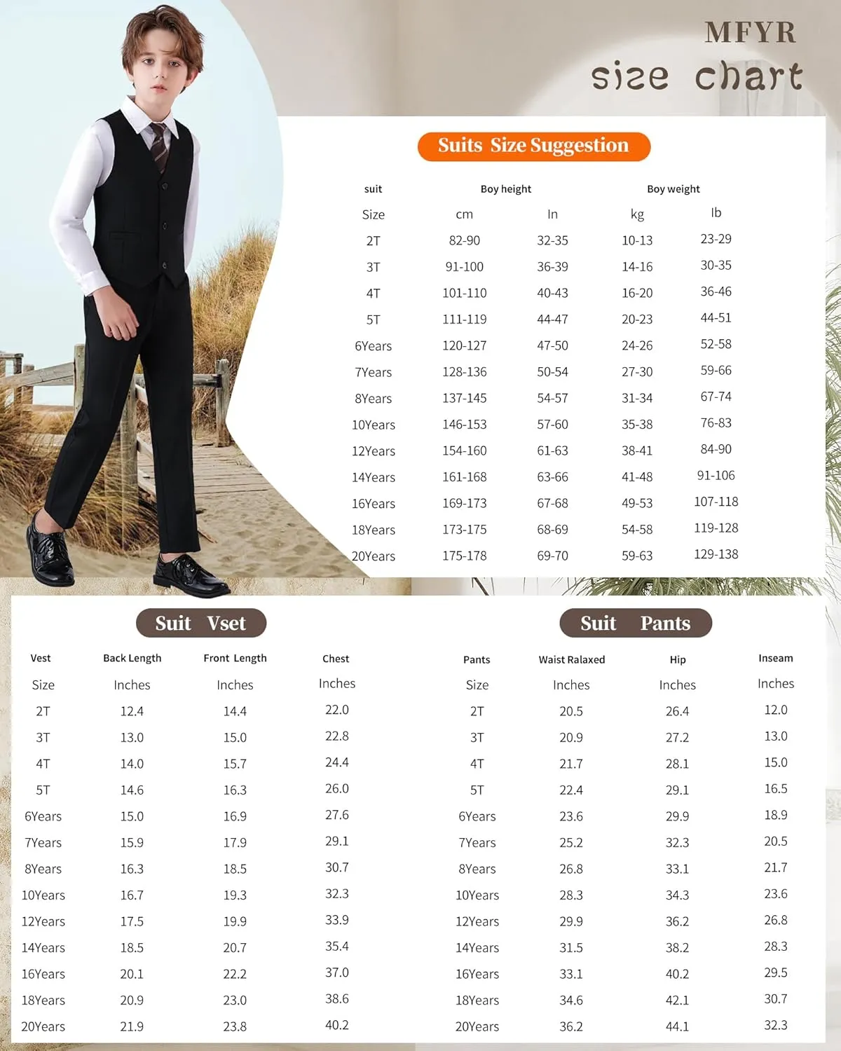 Boys Suit Formal Suits for Boy Slim Fit Kids Suit for Teen Boy Toddler Dress Boys Wedding Communion