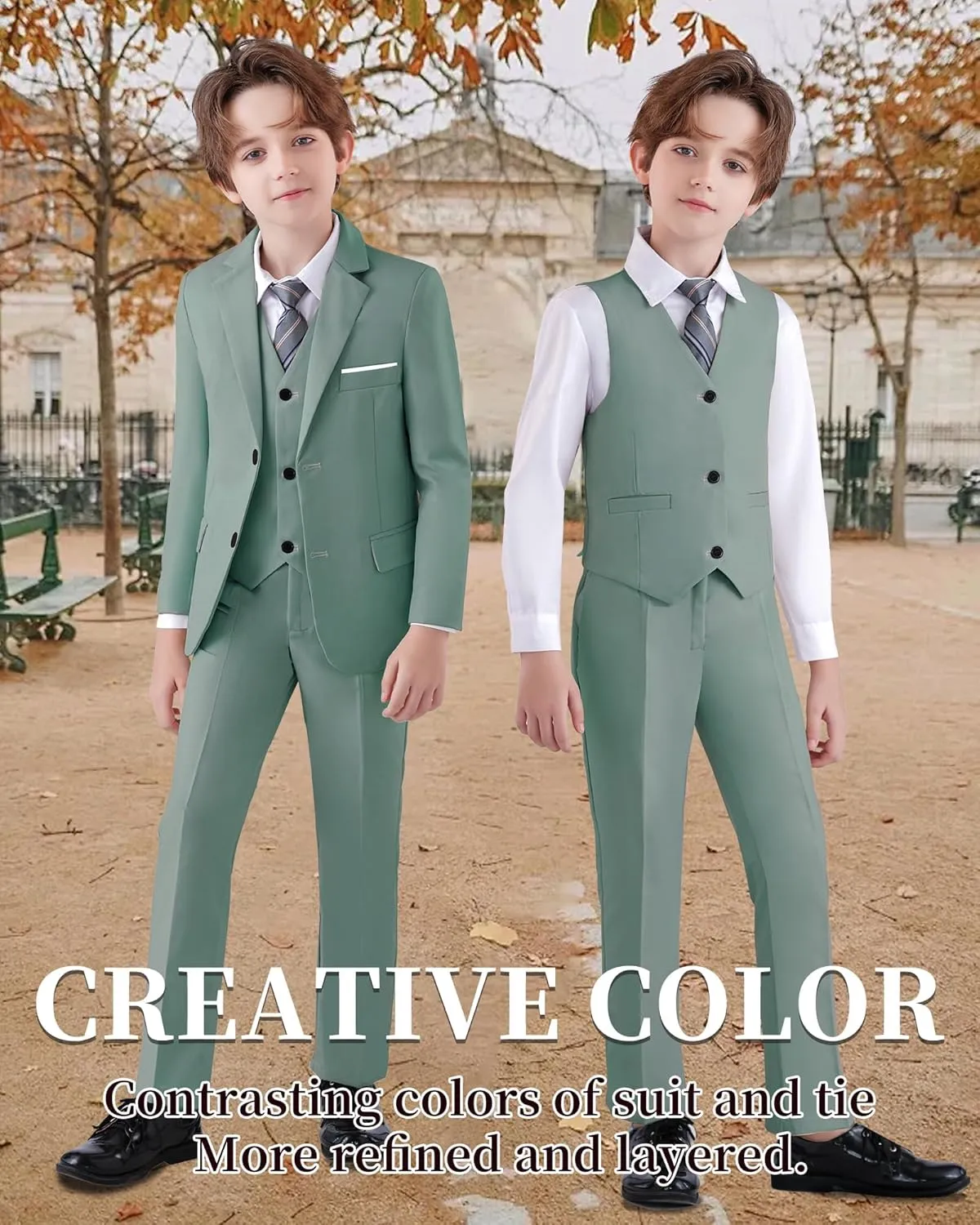 Boys Suit Formal Suits for Boy Slim Fit Kids Suit for Teen Boy Toddler Dress Boys Wedding Communion