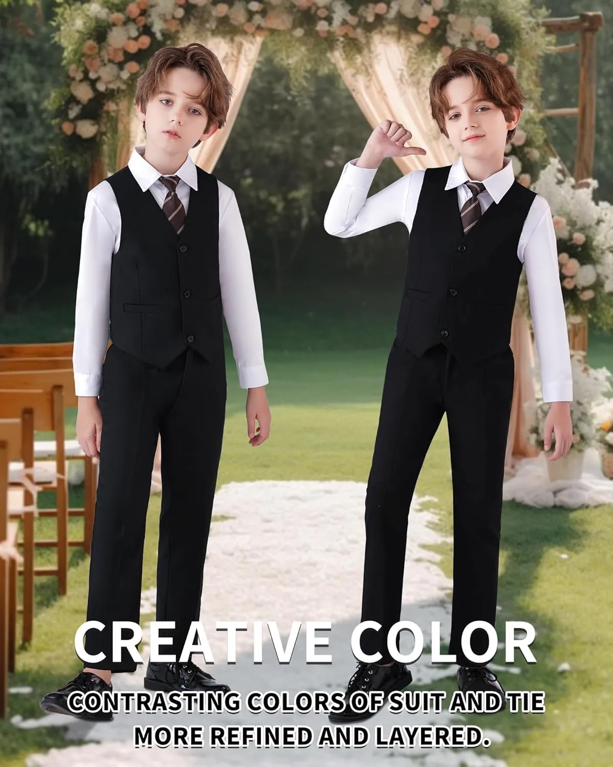 Boys Suit Formal Suits for Boy Slim Fit Kids Suit for Teen Boy Toddler Dress Boys Wedding Communion