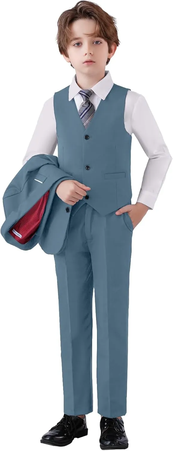 Boys Suit Formal Suits for Boy Slim Fit Kids Suit for Teen Boy Toddler Dress Boys Wedding Communion