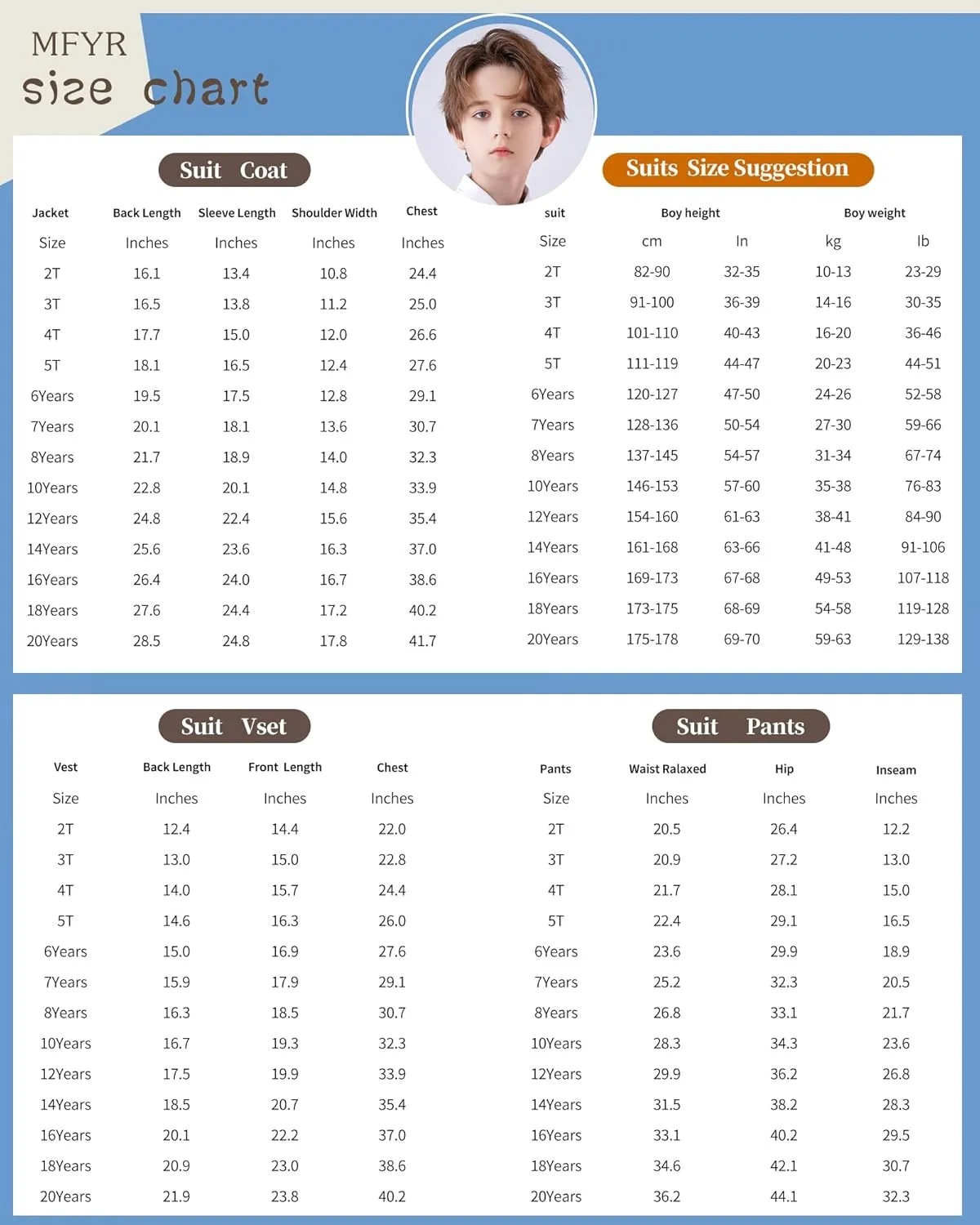Boys Suit Formal Suits for Boy Slim Fit Kids Suit for Teen Boy Toddler Dress Boys Wedding Communion