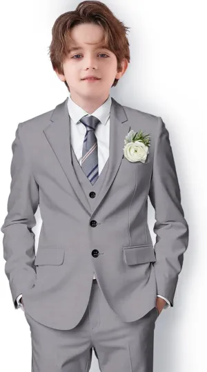 Boys Suit Formal Suits for Boy Slim Fit Kids Suit for Teen Boy Toddler Dress Boys Wedding Communion