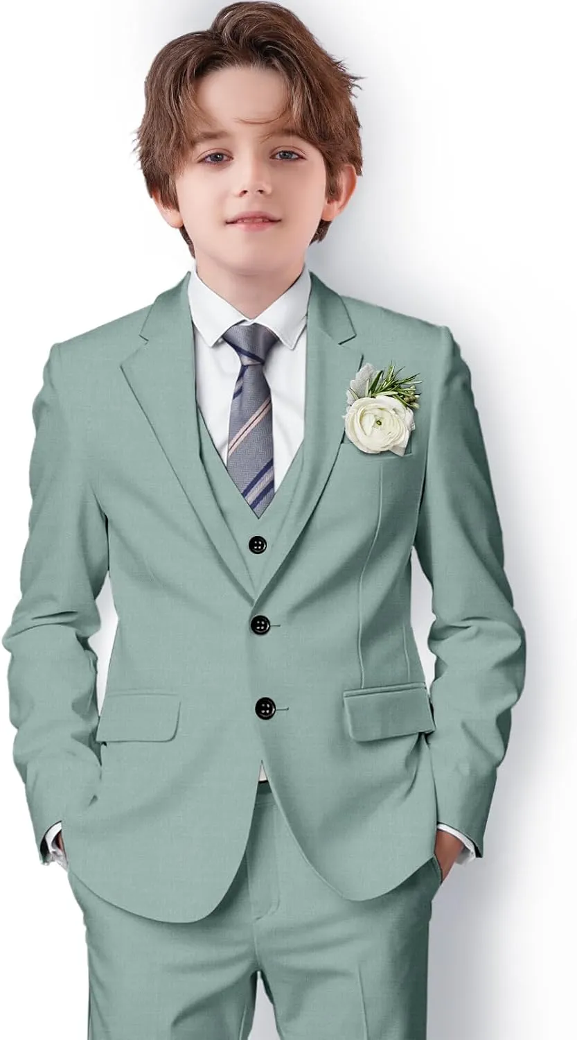 Boys Suit Formal Suits for Boy Slim Fit Kids Suit for Teen Boy Toddler Dress Boys Wedding Communion