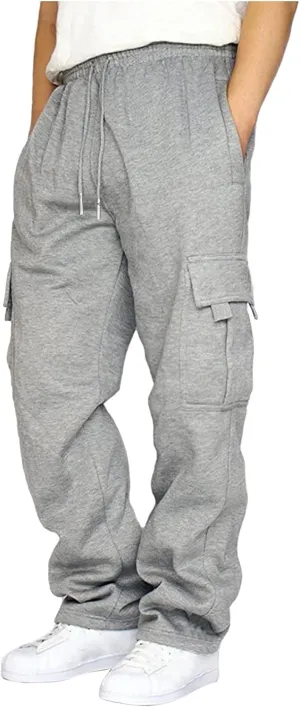 Cargo Pants for Men 2023 Relaxed Fit Big and Tall Lightweight Sweatpants Ski Pants Mens Big and Tall Straight Leg Sweatpants