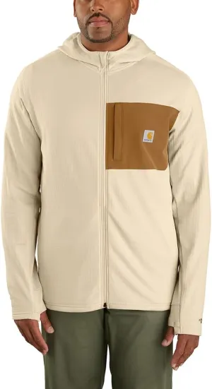 Carhartt Men's Force Relaxed Fit Full-Zip Long-Sleeve Hooded T-Shirt