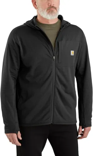 Carhartt Men's Force Relaxed Fit Full-Zip Long-Sleeve Hooded T-Shirt