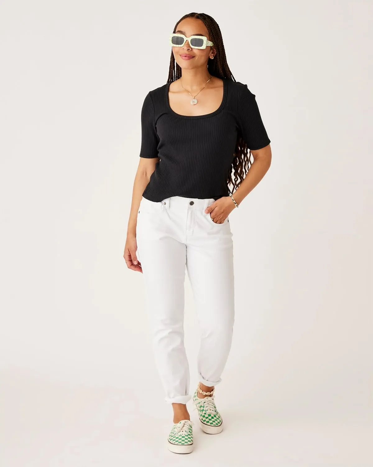Carve Designs Carson Boyfriend Jeans for Women - Mid-Rise & Relaxed Fit