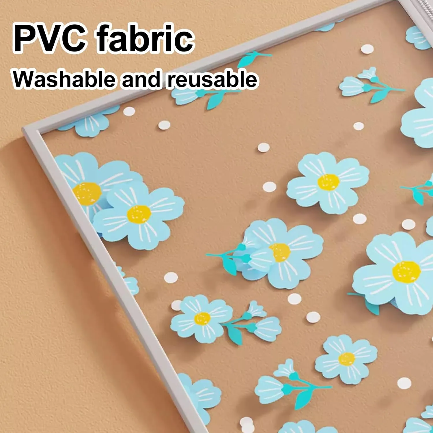 Clear Garment Bags, Printed Garment Covers with Zip, Clothes Cover for Hanging, Dustproof, Washable, for Dress, Suit, Coat(Blue,60x50x120cm)