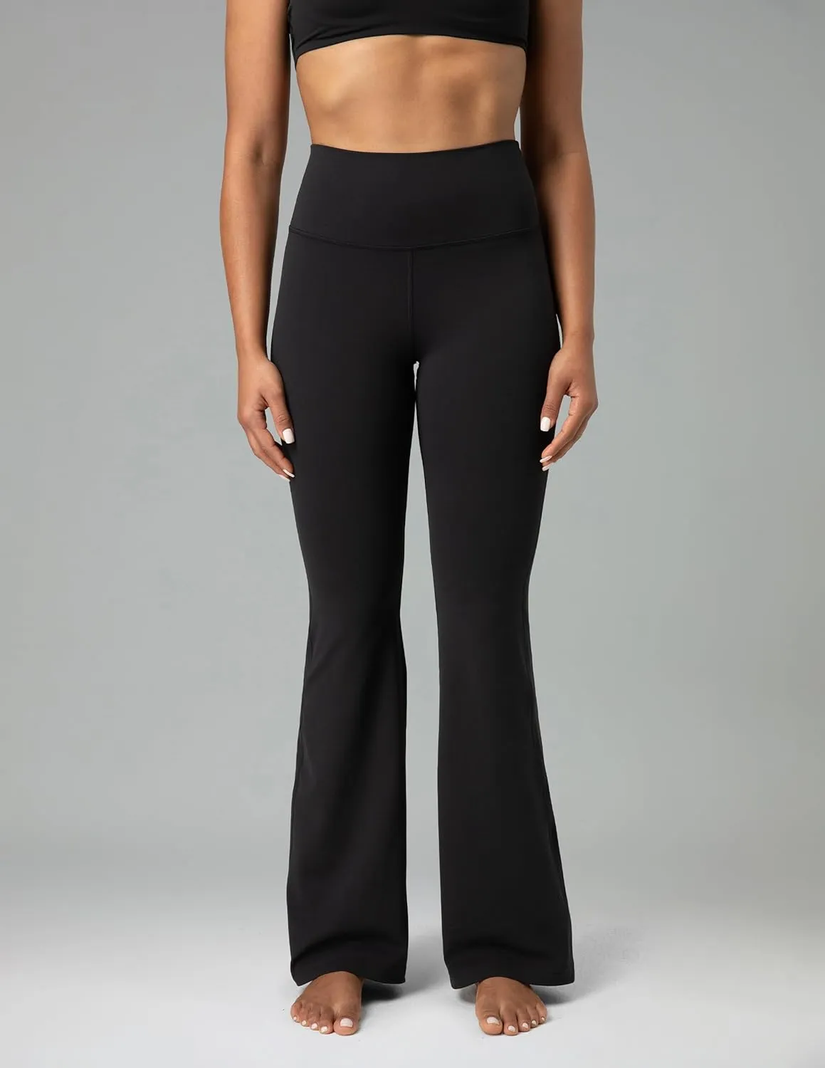 Colorfulkoala Women's Dreamlux Workout Flare Leggings High Waisted Wide Leg Bootcut Yoga Pants 29.5" / 31.5" Inseam
