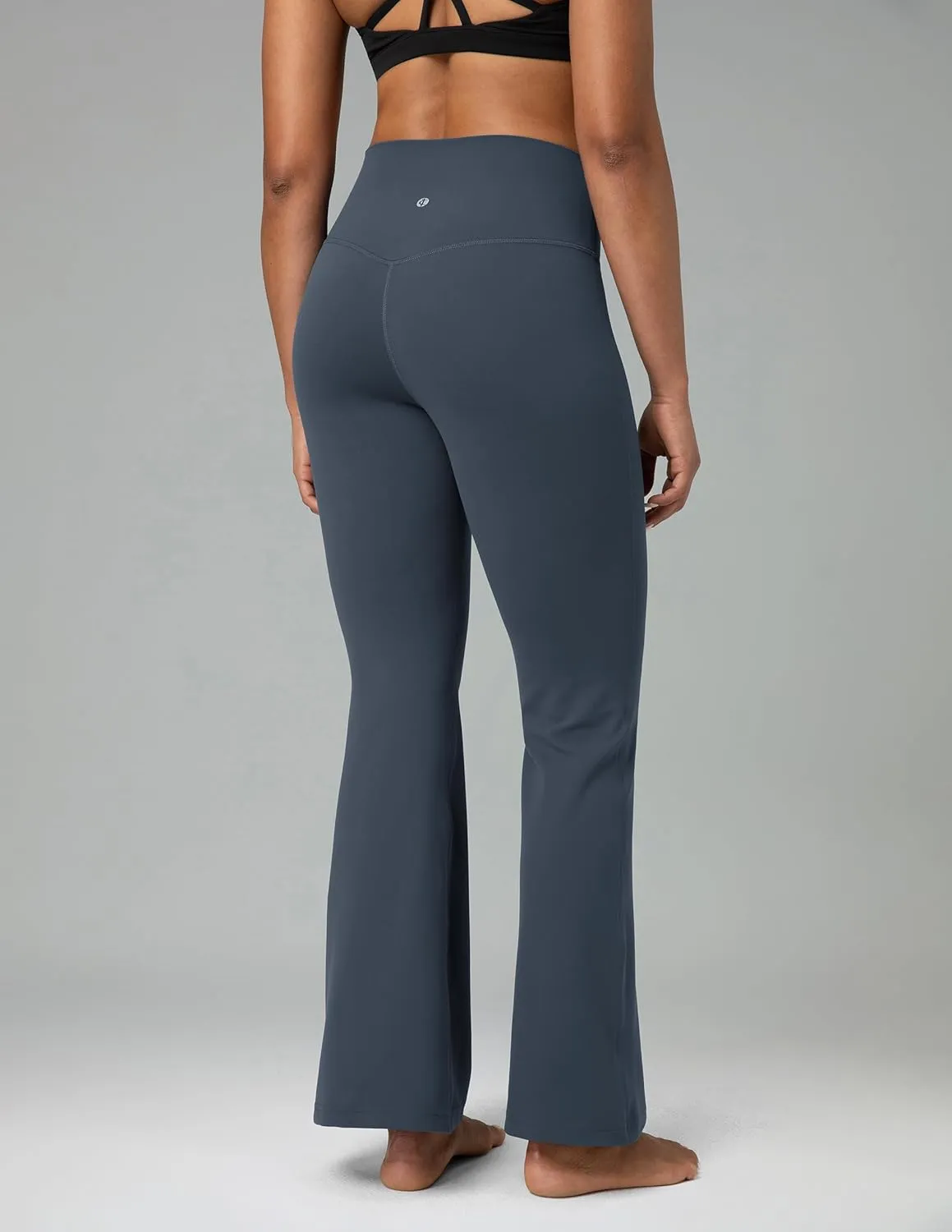 Colorfulkoala Women's Dreamlux Workout Flare Leggings High Waisted Wide Leg Bootcut Yoga Pants 29.5" / 31.5" Inseam
