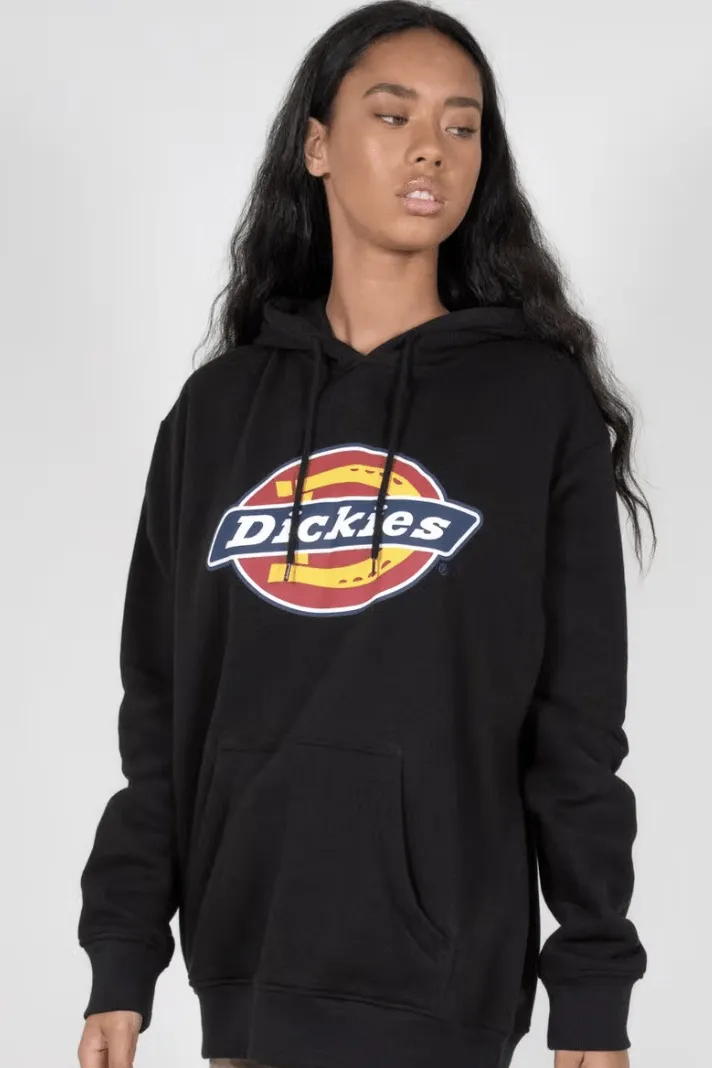 DICKIES H.S CLASSIC POP OVER HOODIE - BLACK