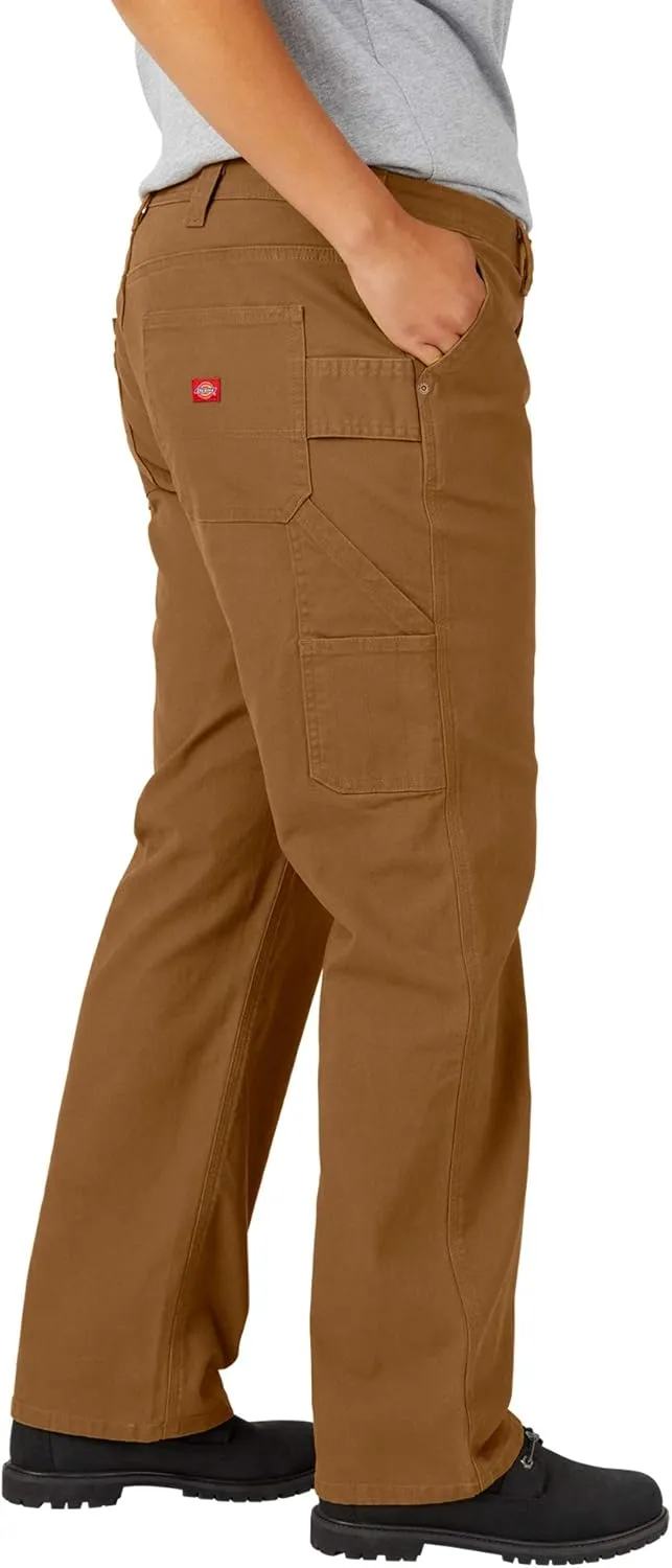 Dickies Women's Plus Size Relaxed Straight Carpenter Duck Pant