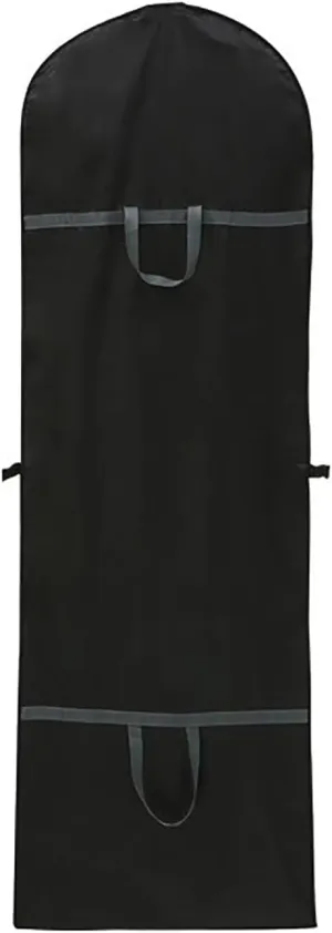 Dress Bags for Gowns Long, 71'' Long Dress Garment Bag,Foldable Dust Cover with Handle(Black)
