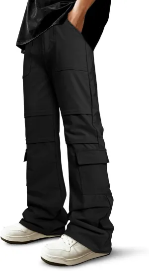 GINGTTO Mens Cargo Pants Relaxed Fit Y2k Pants Men Baggy