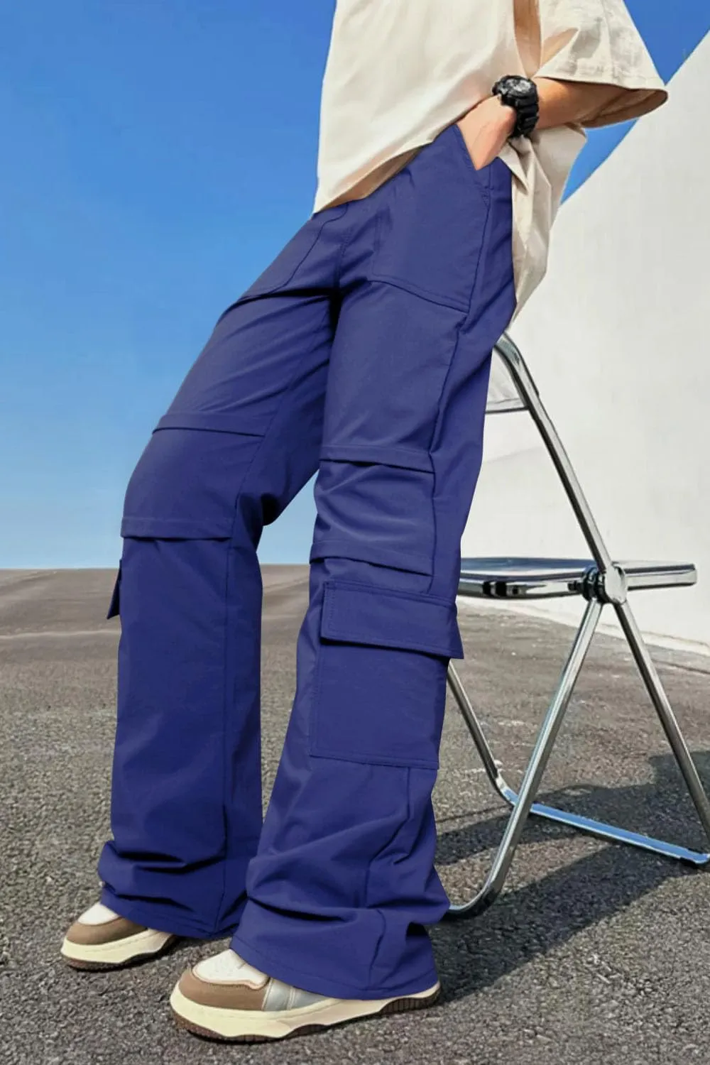 GINGTTO Mens Cargo Pants Relaxed Fit Y2k Pants Men Baggy