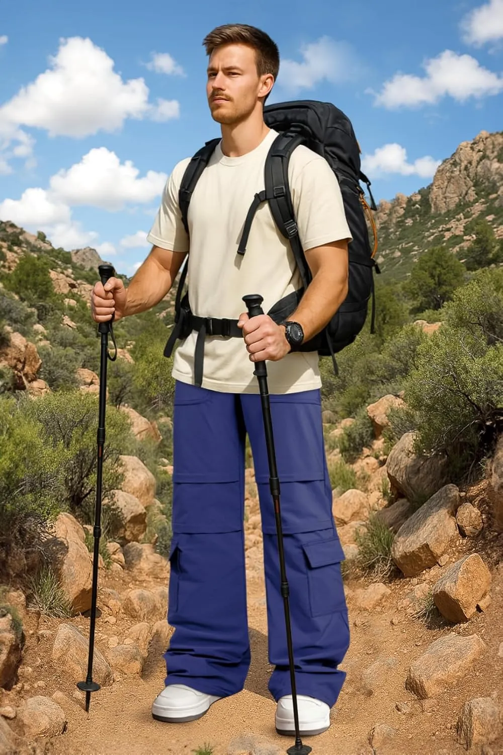 GINGTTO Mens Cargo Pants Relaxed Fit Y2k Pants Men Baggy