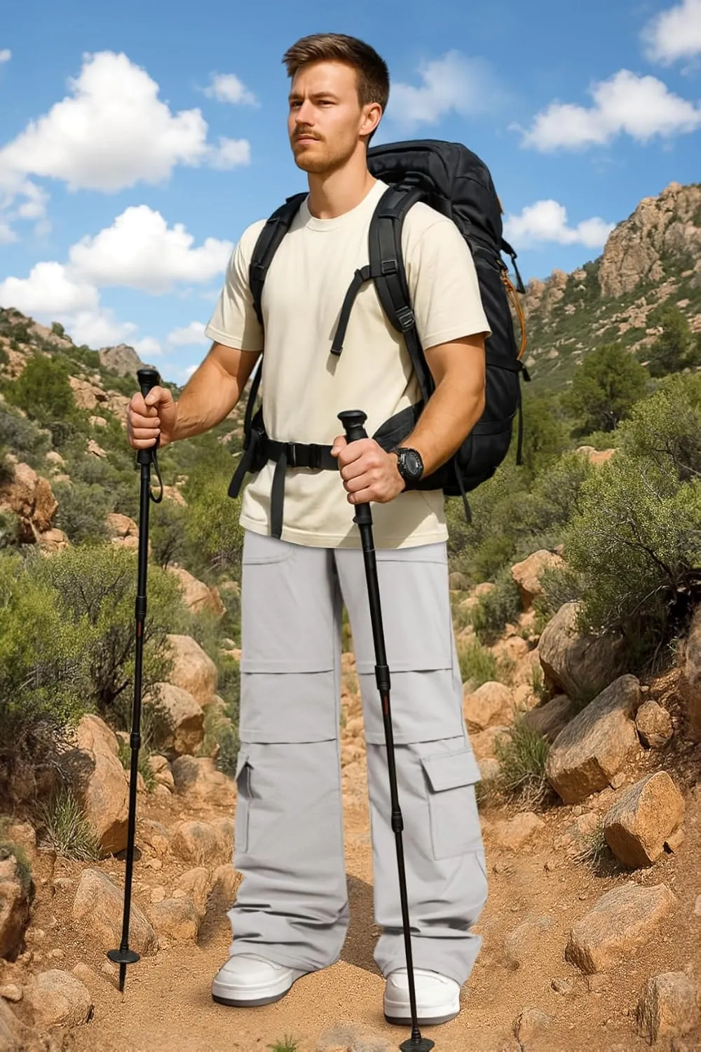 GINGTTO Mens Cargo Pants Relaxed Fit Y2k Pants Men Baggy