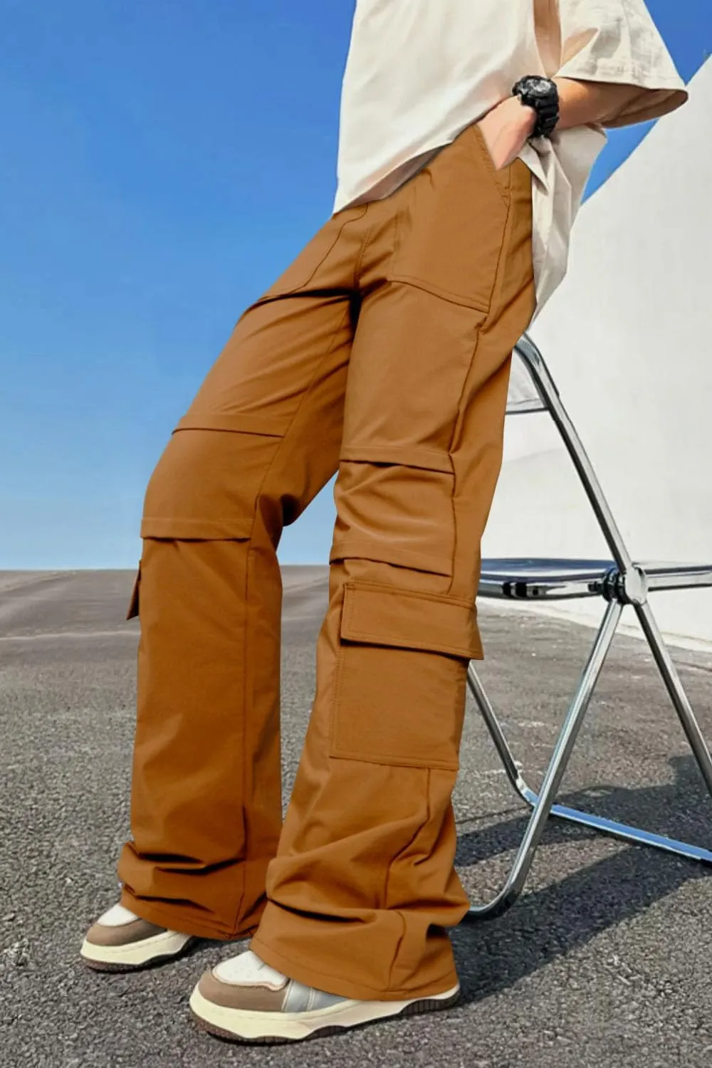 GINGTTO Mens Cargo Pants Relaxed Fit Y2k Pants Men Baggy