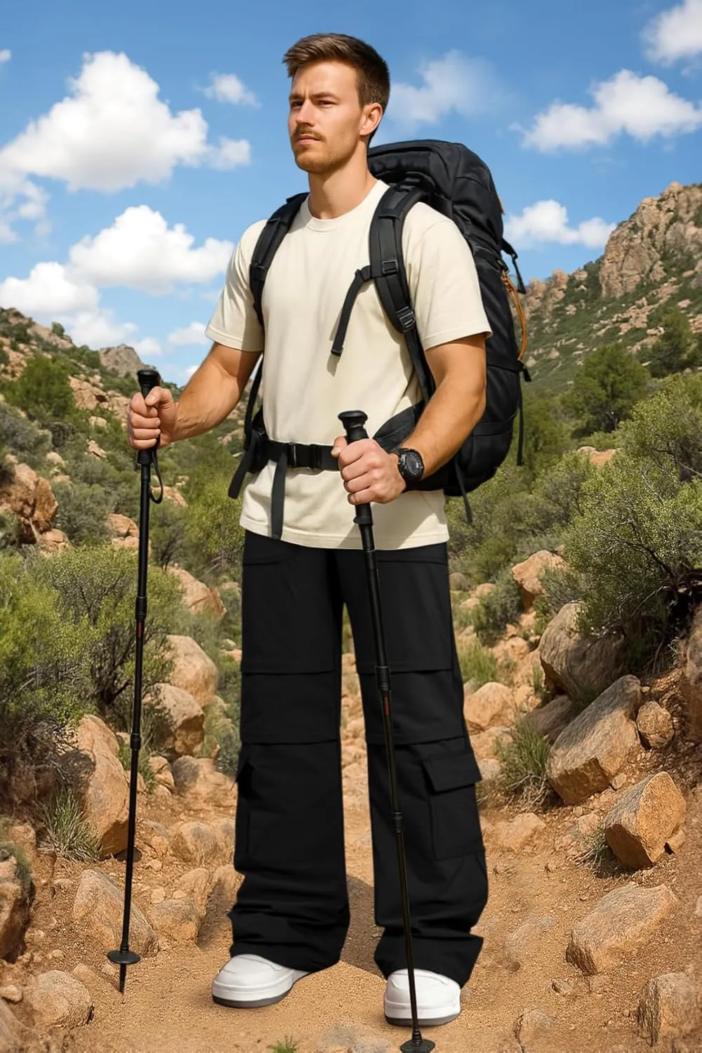 GINGTTO Mens Cargo Pants Relaxed Fit Y2k Pants Men Baggy