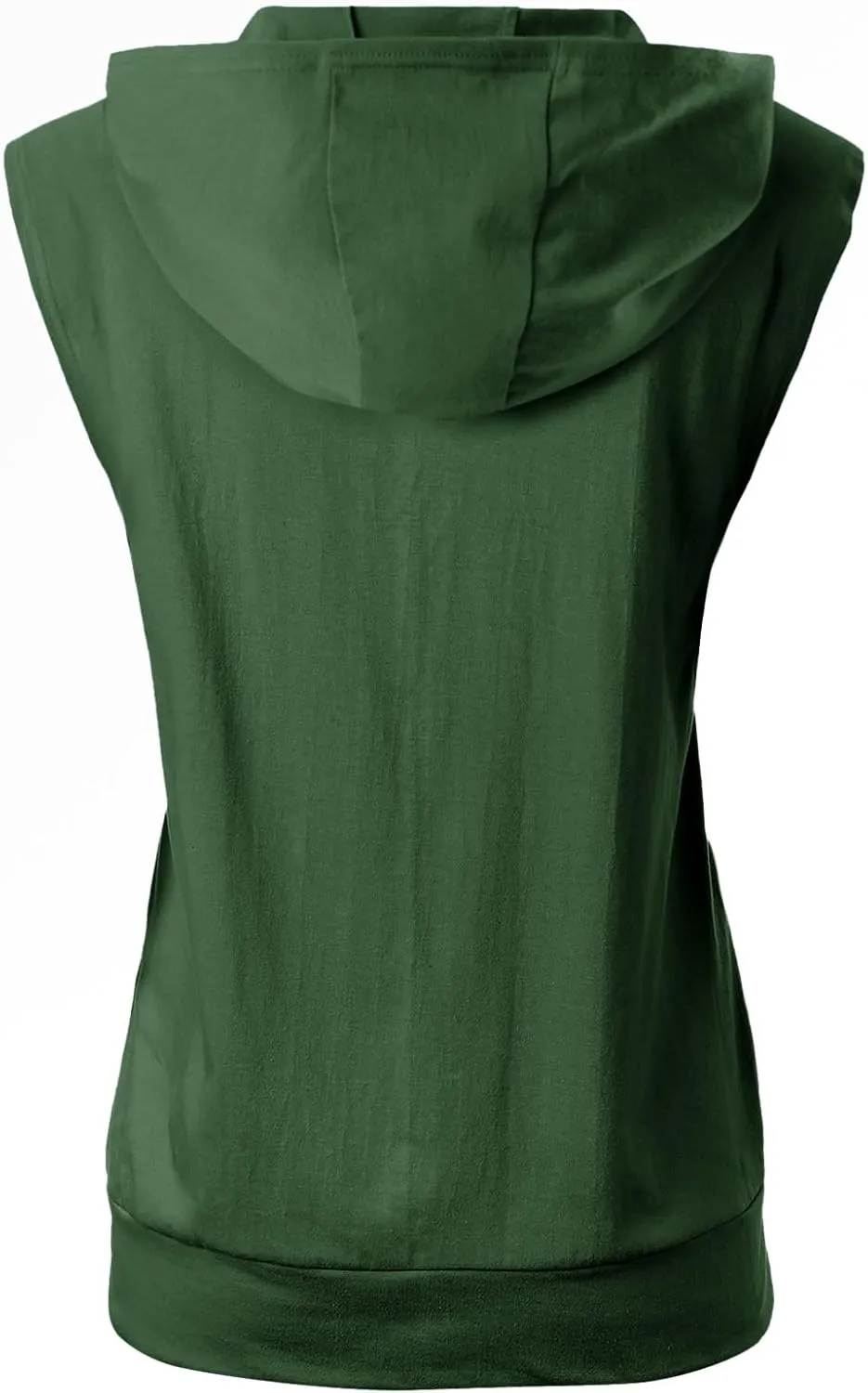 GIVON Women's Lightweight Hooded Vest Sleeveless 1/4 Zip Pullover Casual Hoodie Sweatshirt with Pockets