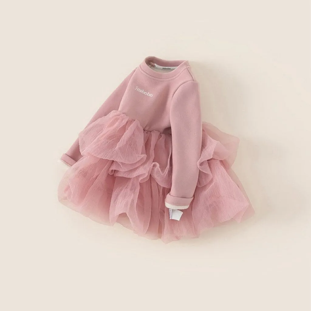 Insbobo Dreamy Winter Plush Tutu Dress