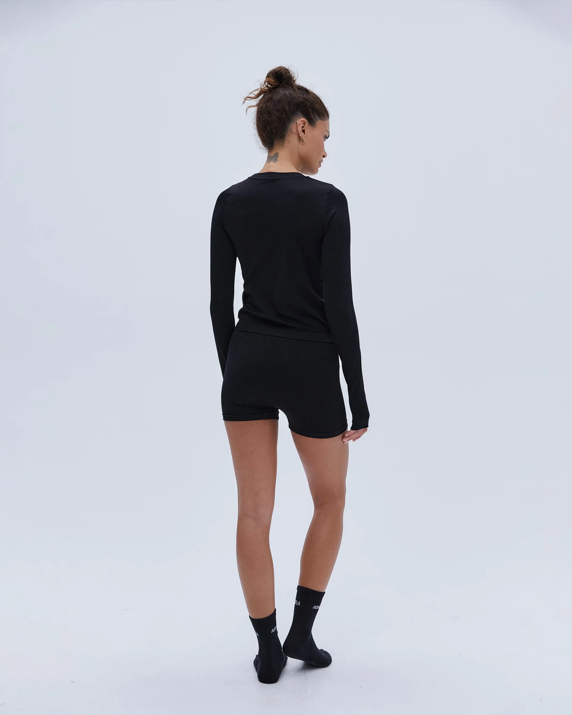 Intimate Long Sleeve Top - Black