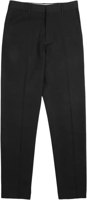 JEShifangjiusu Men's Flat Front Straight Fit Dress Pant Casual Skinny Stretch Chinos Pants Slim Fit Business Pant with Pocket (32,Black), Black, 32