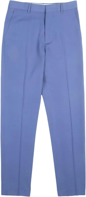 JEShifangjiusu Men's Flat Front Straight Fit Dress Pant Casual Skinny Stretch Chinos Pants Slim Fit Business Pant with Pocket (32,Dark Blue), Dark Blue, 32