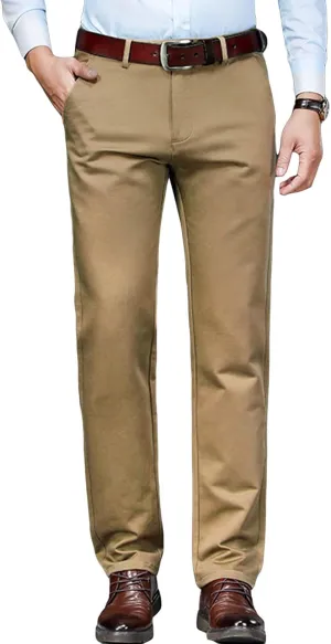 JEShifangjiusu Men's Stretch Dress Pants Slim Fit Skinny Suit Pant Business Flex Flat Front Pant Wrinkle-Resistant Chino Pant (29,Camel), Camel, 29