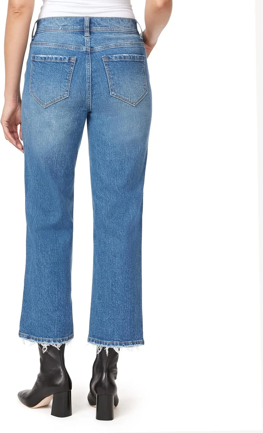 kensie Jeans for Women The Mila High-Rise Relaxed Straight 27-Inch Inseam. Sizes 0-14