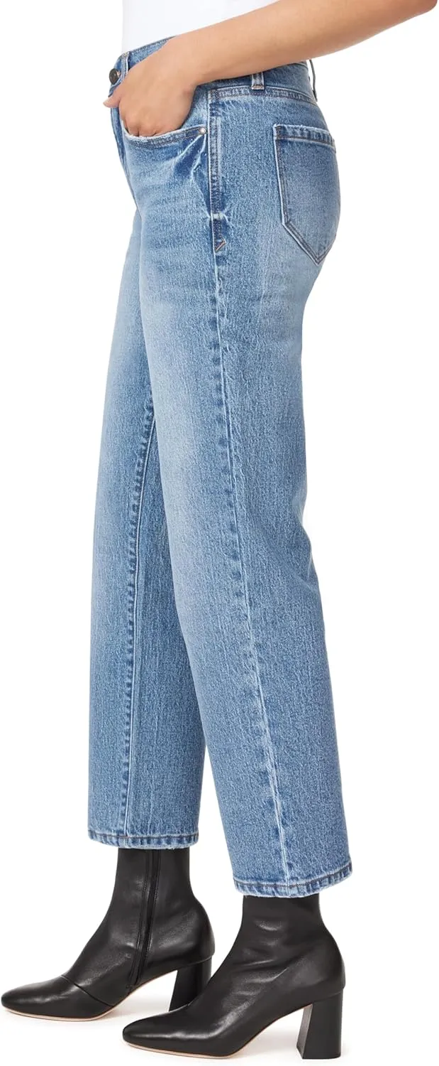 kensie Jeans for Women The Mila High-Rise Relaxed Straight 27-Inch Inseam. Sizes 0-14