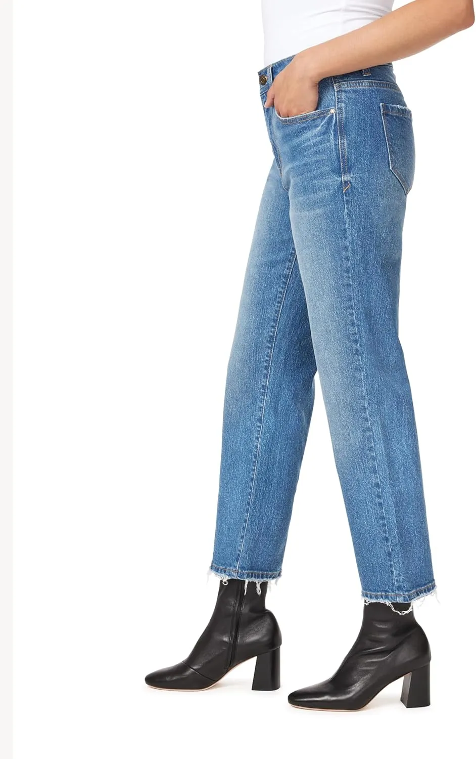 kensie Jeans for Women The Mila High-Rise Relaxed Straight 27-Inch Inseam. Sizes 0-14