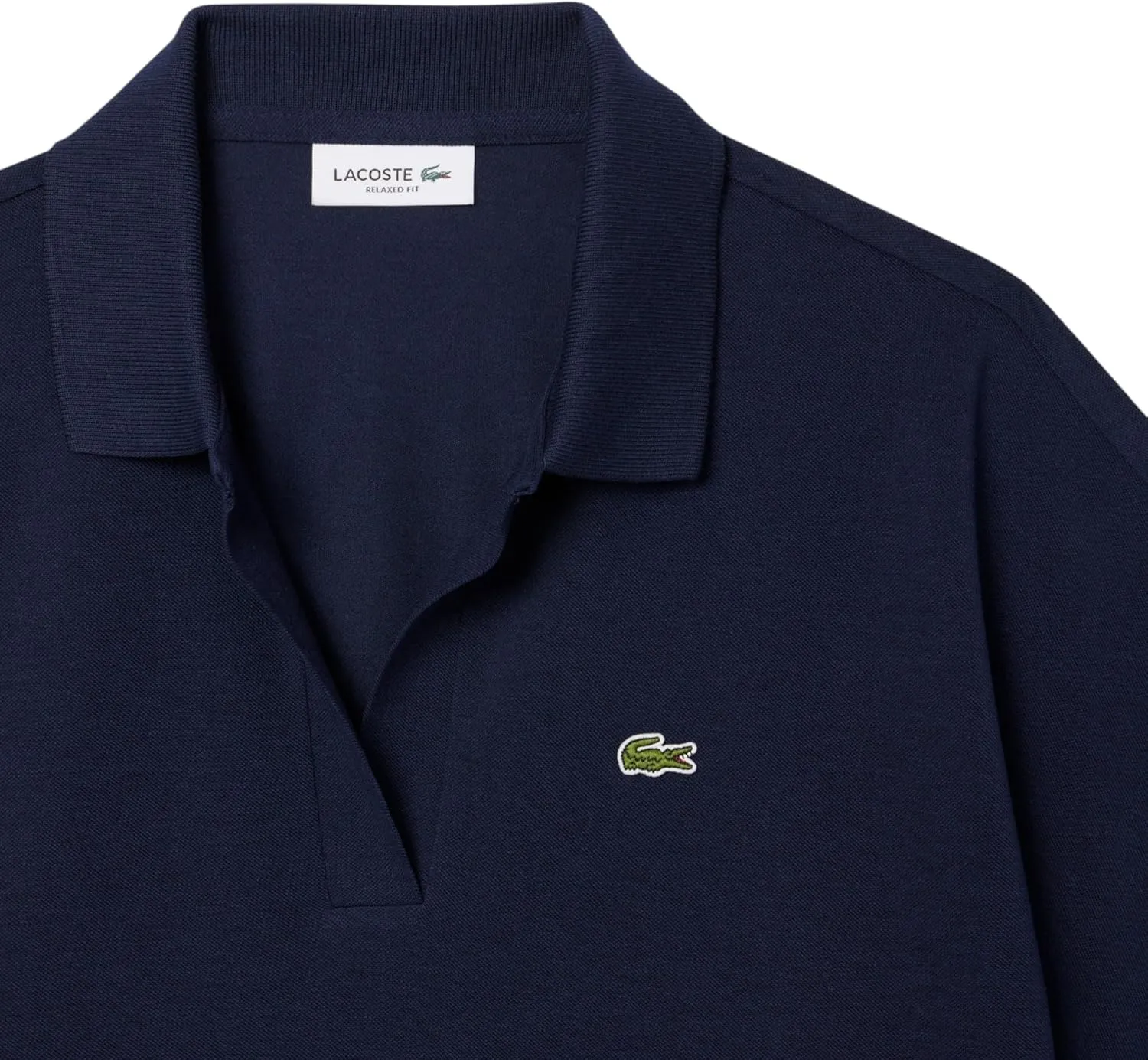 Lacoste Women's Relaxed Fit Fluid Pique Polo Shirt