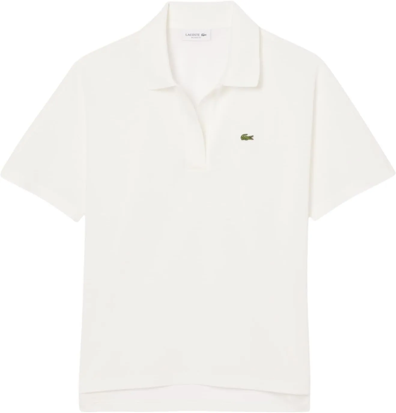 Lacoste Women's Relaxed Fit Fluid Pique Polo Shirt