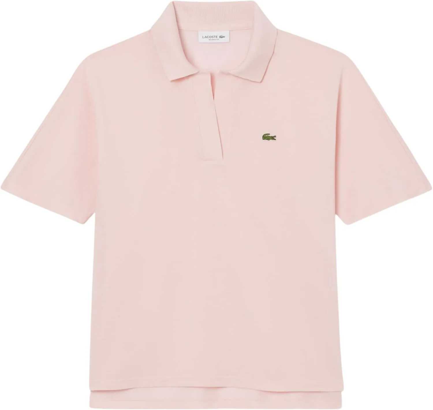 Lacoste Women's Relaxed Fit Fluid Pique Polo Shirt