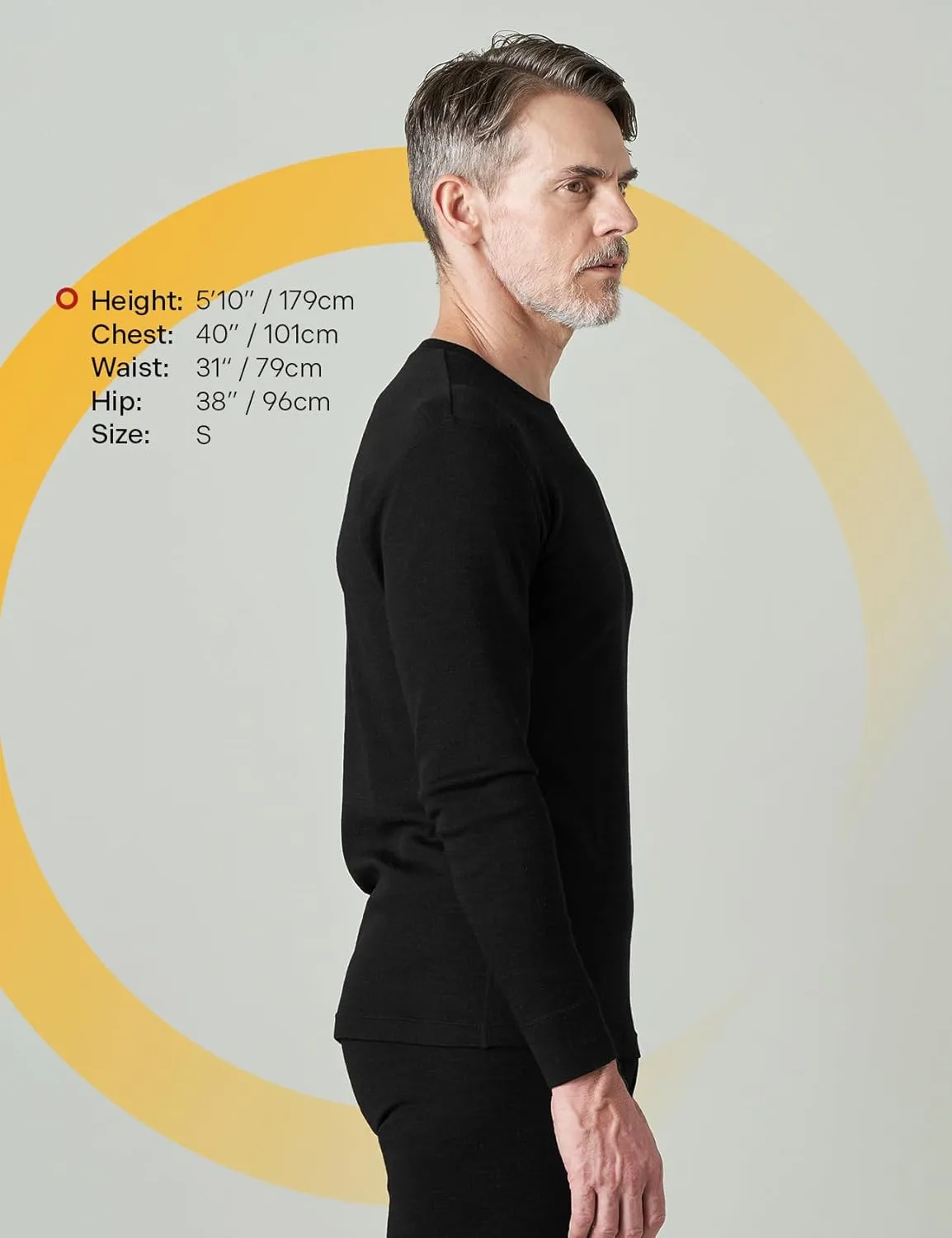 LAPASA Men 100% Merino Wool Shirt Base Layer Lightweight Midweight Thermal Top Long Sleeve Hunting Undershirt Warm Long John