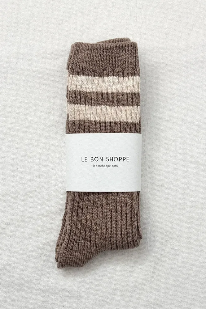 Le Bon Shoppe Varsity Flax Cottage Socks