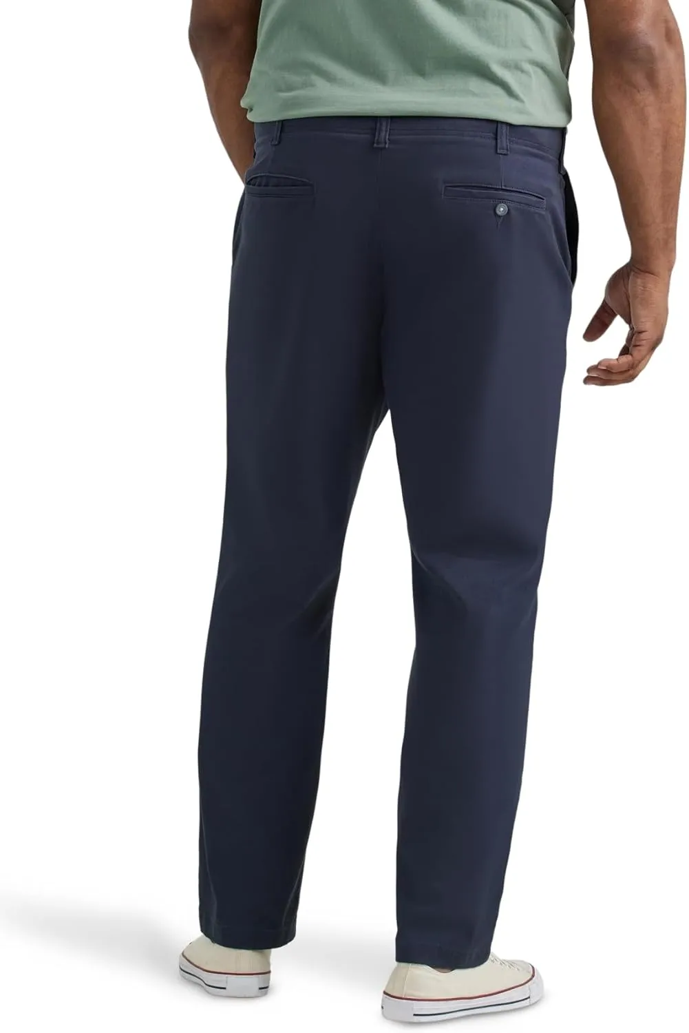 Lee Men's Big & Tall Extreme Motion Flat Front Relaxed Taper Pant