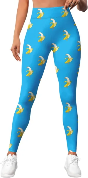 Leggings for Women Funny Printed Gym Womens Yoga Pants Floral Legging Flower Prints, Small