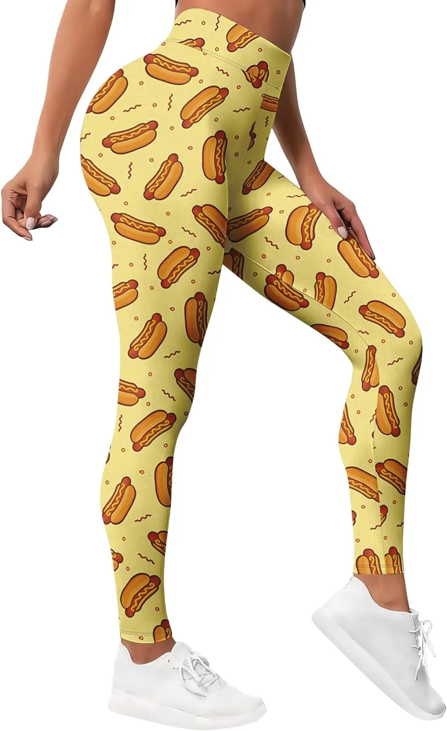 Leggings for Women Funny Printed Gym Womens Yoga Pants Floral Legging Flower Prints, Small