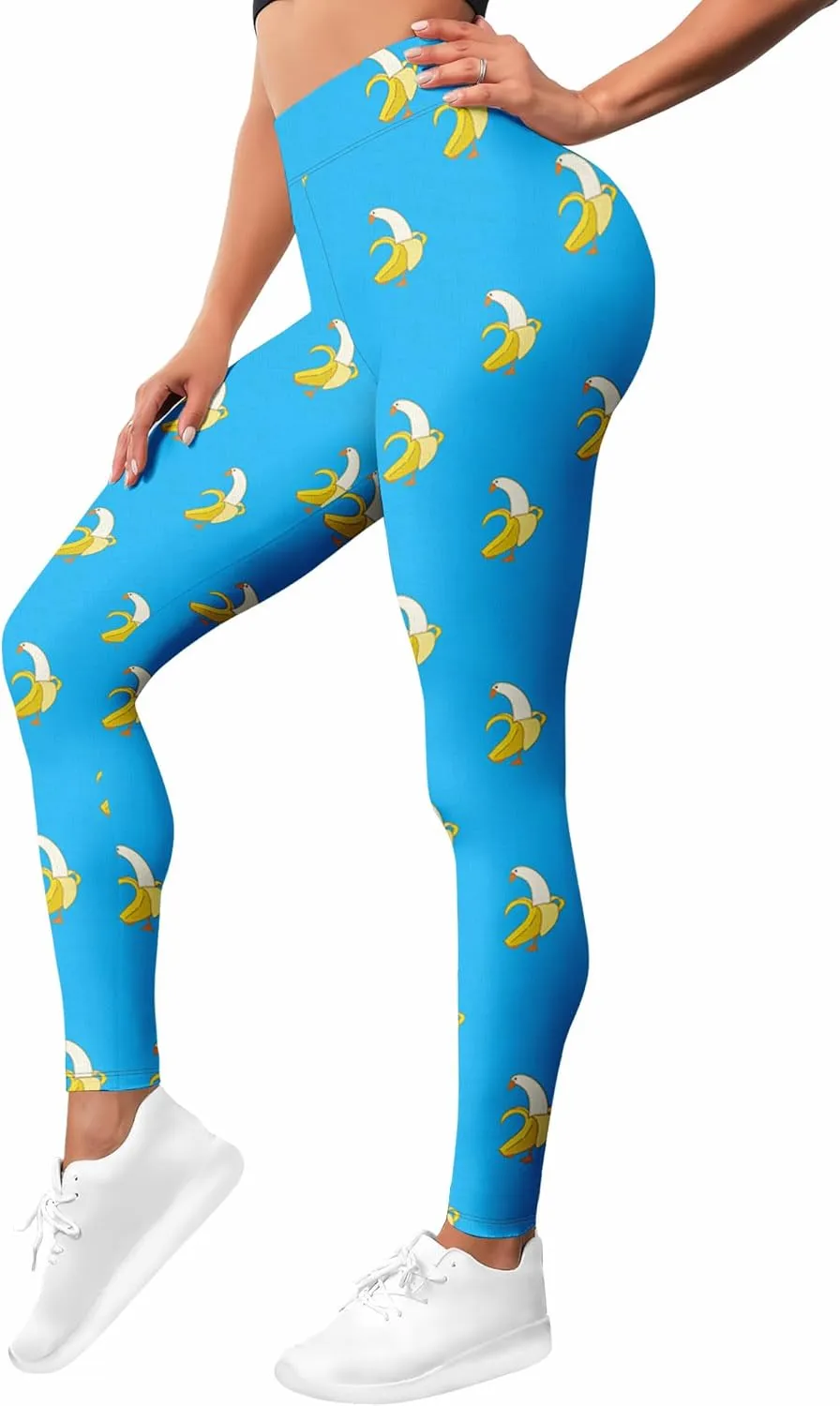 Leggings for Women Funny Printed Gym Womens Yoga Pants Floral Legging Flower Prints, Small
